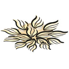 Modern Creative Personality Acrylic Flower Shape LED Semi-flush Mount Ceiling Light