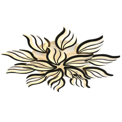 Modern Creative Personality Acrylic Flower Shape LED Semi-flush Mount Ceiling Light