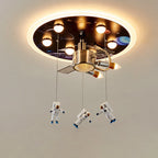 Lumendat Cartoon Creative Astronaut LED Kids Flush Mount Ceiling Light Lumendat