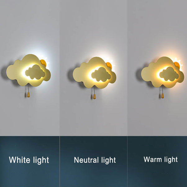 Lumendat Cartoon Creative Clouds Acrylic LED Wall Sconce Lamp Lumendat