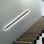 Modern Minimalist Long Bar Iron Acrylic LED Wall Sconce Lamp
