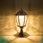 Outdoor Solar Waterproof Aluminum Glass 1-Light Lawn Landscape Light Lumendat