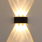 Modern Outdoor Arc Up and Down Spotlight LED Outdoor Waterproof Wall Sconce Lamp