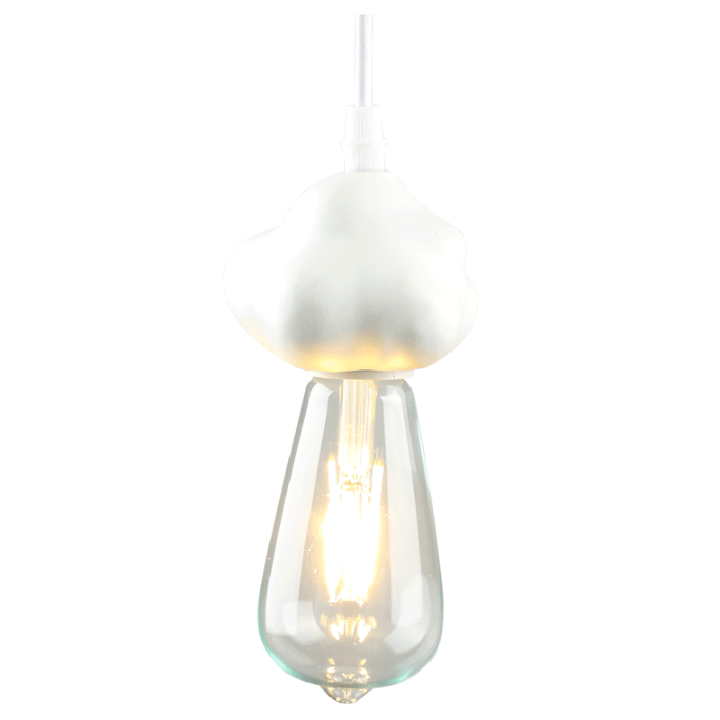 Lumendat Modern Art Deco Kids Resin Airplane Cloud 1/3 Light Chandelier For Dining Room Lumendat