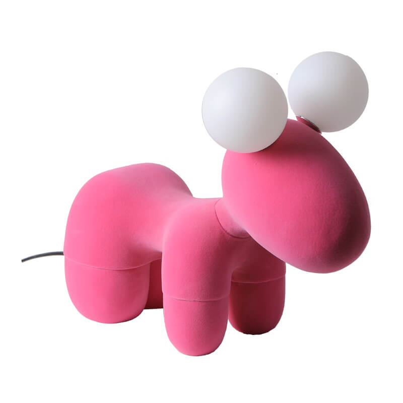 Lumendat Cartoon Creative Pony Plush Resin 2-Light Table Lamp Lumendat