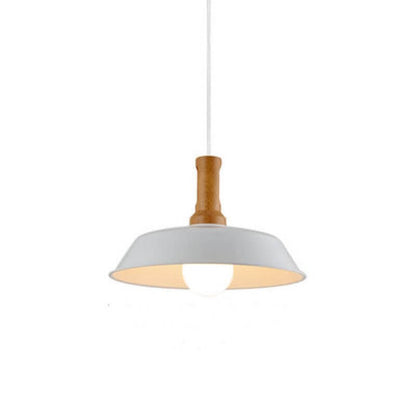 Nordic Industrial Aluminum Barn 1-Light Pendant Light