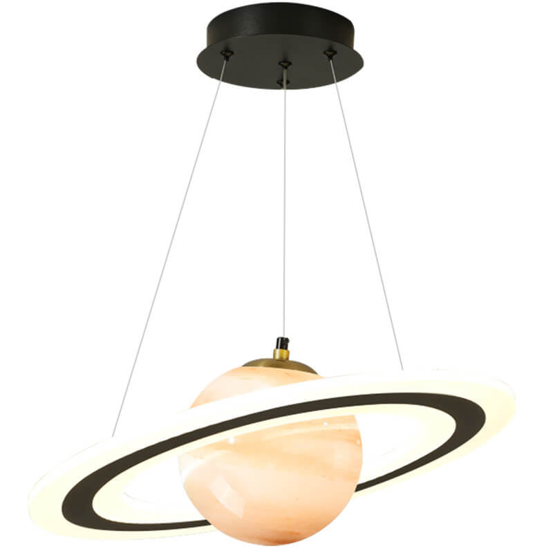 Lumendat Modern Creative Space Planet Circle Kids LED Chandelier Lumendat