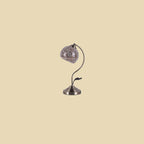 European Vintage Tiffany Round Head Glass Hardware 1-Light Table Lamp Lumendat