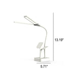 Lumendat Modern Folding Dual Lamp Plug-In Station Table Lamp Lumendat