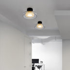 Nordic Vintage Round Hardware Glass LED Wall Sconce Lamp