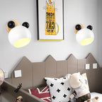 Lumendat Nordic Cartoon Bear Dome 1-Light Kids Wall Sconce Lamp Lumendat