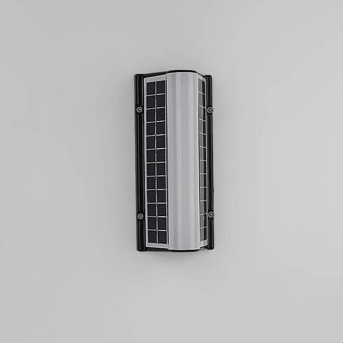 Modern Solar Waterproof Acrylic Long Strip LED Outdoor Wall Sconce Lamp Lumendat