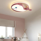Lumendat Cartoon Creative Dolphin Circle LED Kids Flush Mount Ceiling Light Lumendat