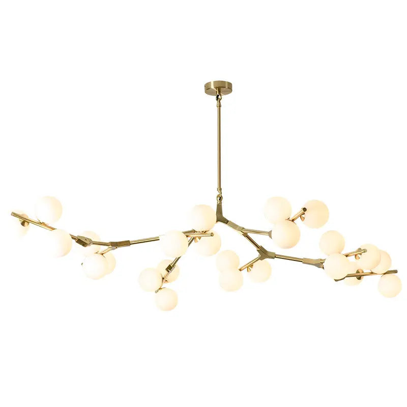 Modern Creative Magic Bean Branch Glass 12/18/24 Light Chandelier Lumendat