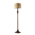 Modern European Retro Pleated Fabric 1-Light Standing Floor Lamp Lumendat