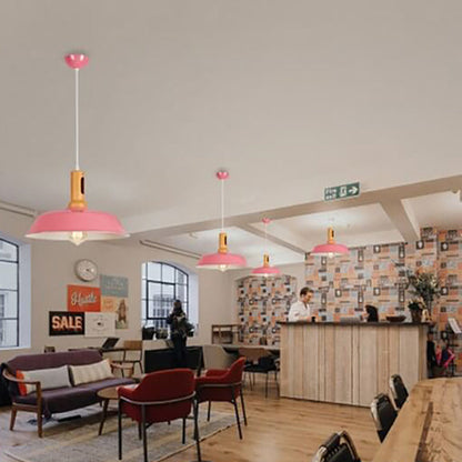 Nordic Industrial Aluminum Barn 1-Light Pendant Light
