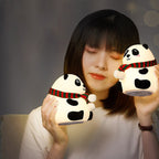 Lumendat Childlike Cartoon Mini Panda Silicone LED Night Light Table Lamp Lumendat