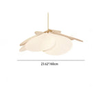 Contemporary Boho Petal Fabric Lampshade 1-light Pendant Light for Living Room BulbSquare