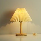 Vintage Pleated Umbrella-shaped LED Table Lamp Lumendat