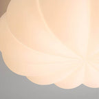 Contemporary Nordic Pe Shade Kid's Flowers LED Flush Mount Ceiling Light for Bedroom BulbSquare