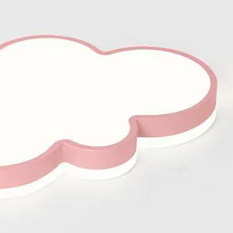 Lumendat Contemporary Creative Kids Cloud Iron Acrylic PMMA LED Flush Mount Ceiling Light For Bedroom Lumendat