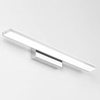 Modern Minimalist Rectangular Column Stainless Steel Anti-Fog Vanity Light LED Wall Sconce Lamp For Bathroom & Living Room
