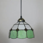 Tiffany Stained Glass Dome Shade European 1-light Pendant Light Lumendat
