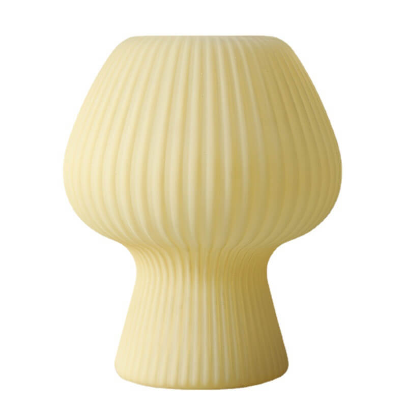Modern Minimalist Mushroom 1-Light Glass Table Lamp For Bedside Lumendat