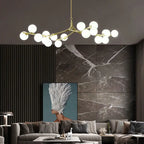 Modern Creative Magic Bean Branch Glass 12/18/24 Light Chandelier Lumendat