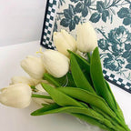 Tiffany-Style Tulip Flower Decoration LED Table Lamp Lumendat