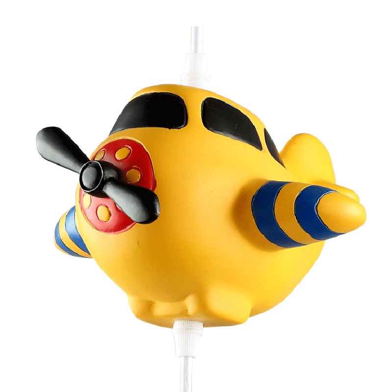 Lumendat Modern Art Deco Kids Resin Airplane Cloud 1/3 Light Chandelier For Dining Room Lumendat