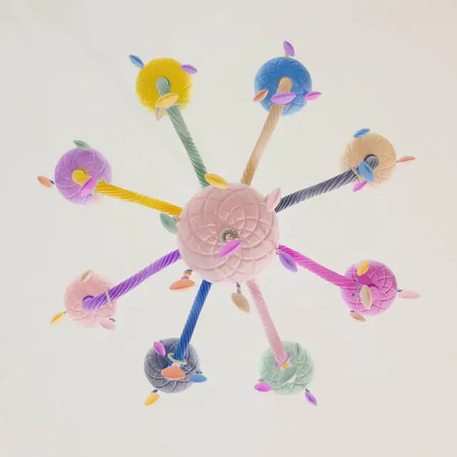 Modern Children's Princess Macaroon Candelabra Crystal Glass 5/6/8/10/12/15 Light Chandelier Lumendat