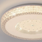 Light Luxury Round Acrylic Starlight LED Flush Mount Ceiling Light