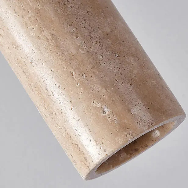 Japanese Wabi-sabi Solid Wood Stone 1/2/3-light Island Light Chandelier BulbSquare
