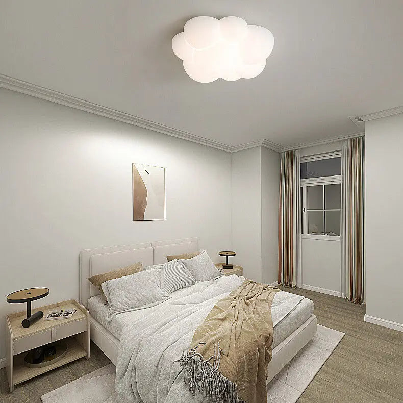 Modern Minimalist Cat Claw Cloud Kids LED Flush Mount Ceiling Light Lumendat