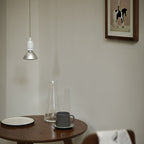 Contemporary Industrial Ceramic Cone 1-light Pendant Light for Living Room