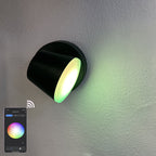 Contemporary Industrial Aluminum Adjustable Spotlight LED Waterproof Wall Sconce Lamp For Outdoor Patio Lumendat