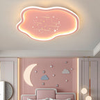 Lumendat Contemporary Creative Kids Cloudy Iron Silicone LED Flush Mount Ceiling Light For Bedroom Lumendat
