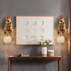 Lumendat Traditional European Kids Squirrel Ball Crystal Resin 1-Light Wall Sconce Lamp For Bedside Lumendat