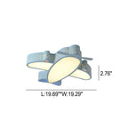 Lumendat Cartoon Creative Luminous Aircraft Design LED Flush Mount Ceiling Light Lumendat