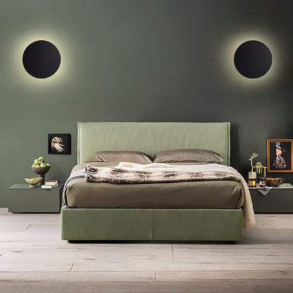 Modern Minimalist Colorful Round Iron LED Wall Sconce Lamp
