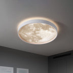 Nordic Creative Moon Round LED Flush Mount Ceiling Light BulbSquare