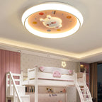 Lumendat Modern Cartoon Rabbit Children's Iron LED Flush Mount Ceiling Light Lumendat