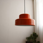 Contemporary Scandinavian Double Round Iron 1-light Pendant Light for Living Room BulbSquare