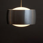 Modern Light Luxury Drum Round Copper LED Pendant Light