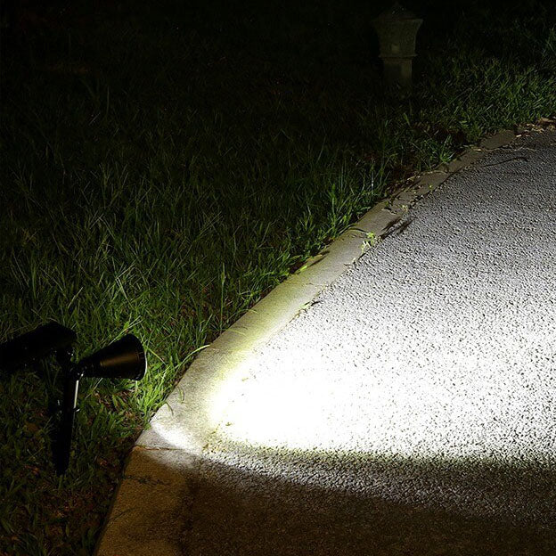Solar Waterproof ABS Rotatable LED Outdoor Lawn Insert Landscape Light Lumendat