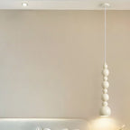 Creative Cream Style Iron Gourd Skewers 4/8-light Chandelier BulbSquare