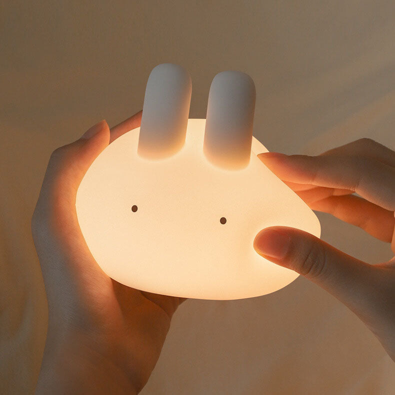 Lumendat Creative Cartoon Bunny Silicone LED Pat Night Light Table Lamp Lumendat
