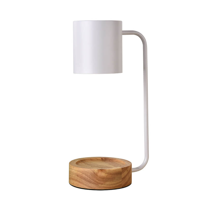 Japanese Minimalist Wood Timing Dimming 1-Light Melting Wax Table Lamp Lumendat