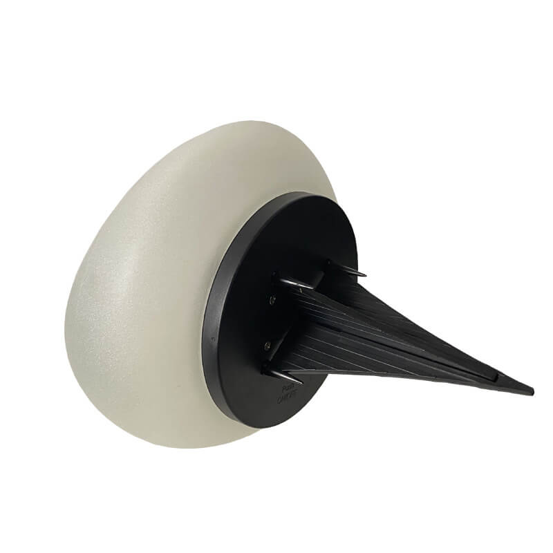 Solar Pebble ABS Sandblasted Glass LED Outdoor Landscape Light Lumendat